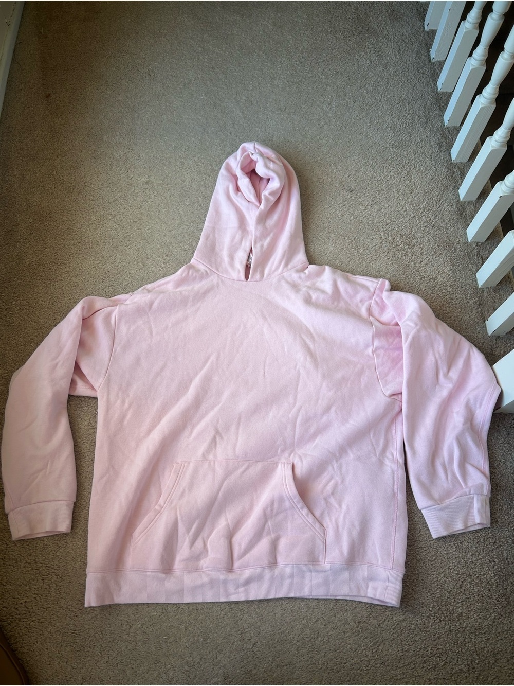 SKIMS Light Pink Hoodie Sweatshirt